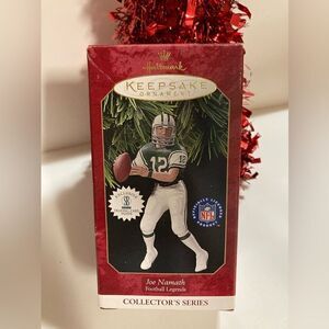 Joe Namath Football Legends Hallmark Keepsake Ornament NIB